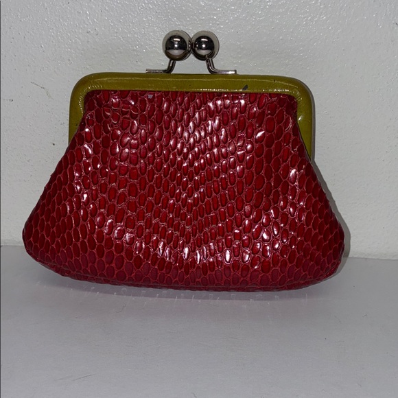 Brighton Red and White Artistic Clutch - Picture 3 of 10